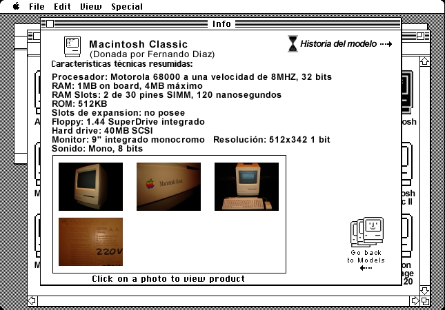 Macintosh Classic Info