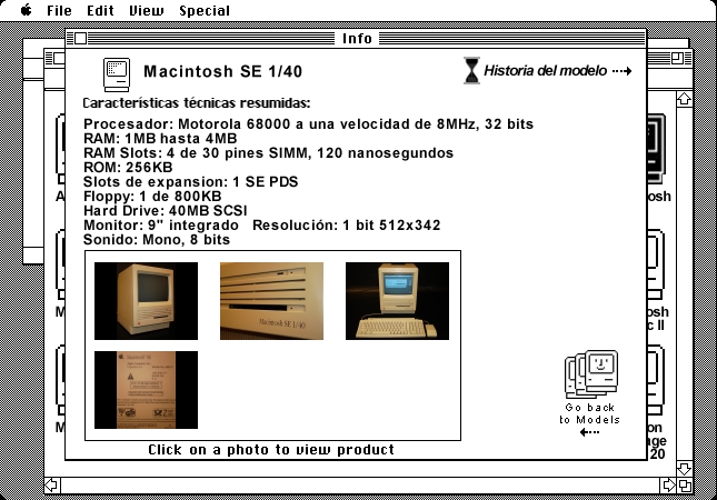 Macintosh SE 1/40 Info