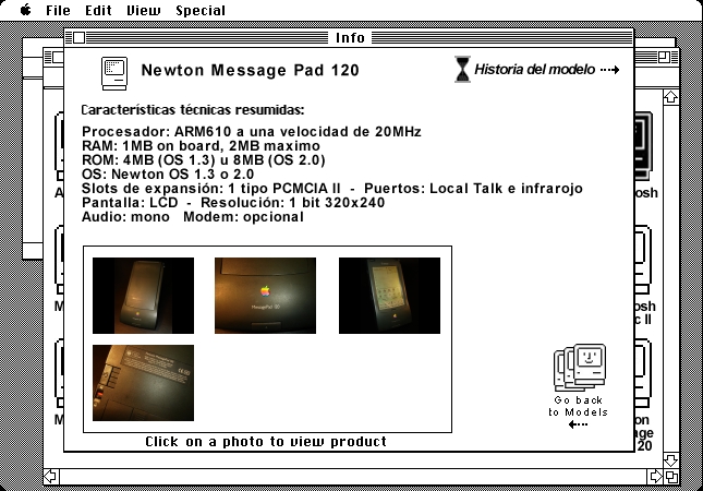 Newton Message Pad 120 Info