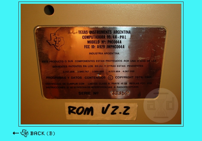 TI Beige Pal N  Rom 1983