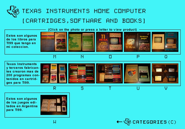 Cartridge, Software and Books