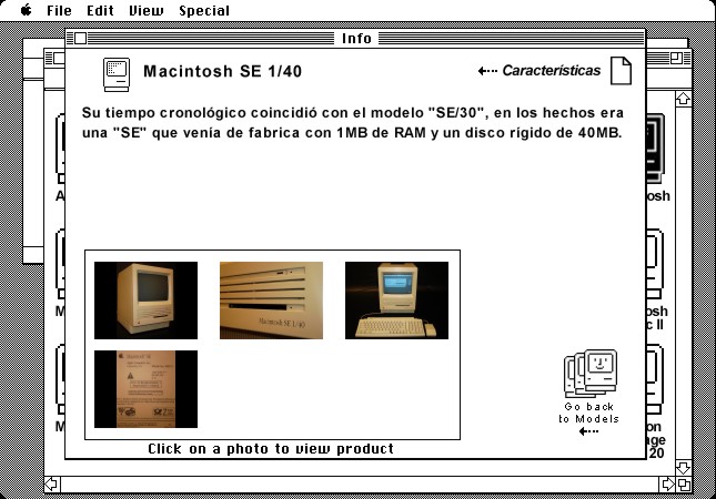 Macintosh SE 1/40 Historia